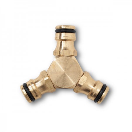 Karcher Brass Three-Way Hose Joiner | 2.645-101.0